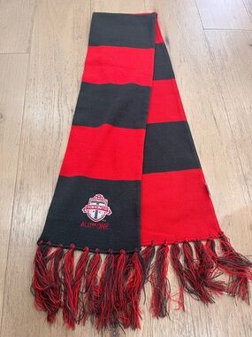 Red and Black Supporter Scarf